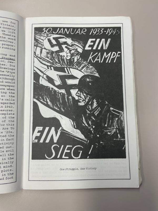 Photograph of archival item from Cometbus Punk and Underground Press Collection, Box 4 (Box 8107, Folder saprophile_aug1992_mar193_4_22).