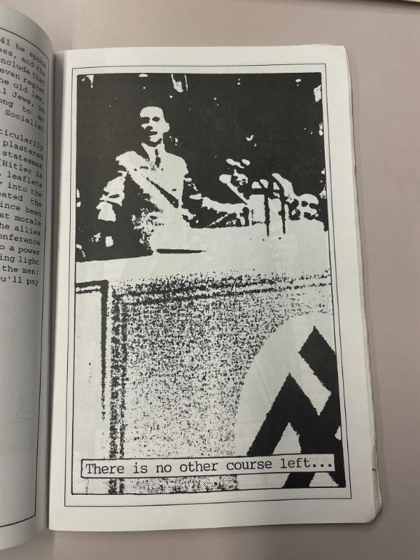 Photograph of archival item from Cometbus Punk and Underground Press Collection, Box 4 (Box 8107, Folder saprophile_aug1992_mar193_4_22).