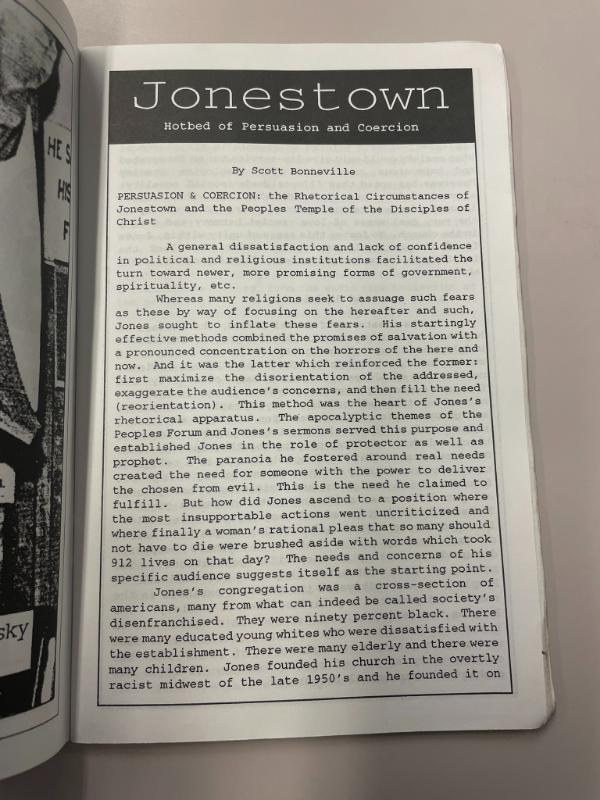 Photograph of archival item from Cometbus Punk and Underground Press Collection, Box 4 (Box 8107, Folder saprophile_aug1992_mar193_4_22).