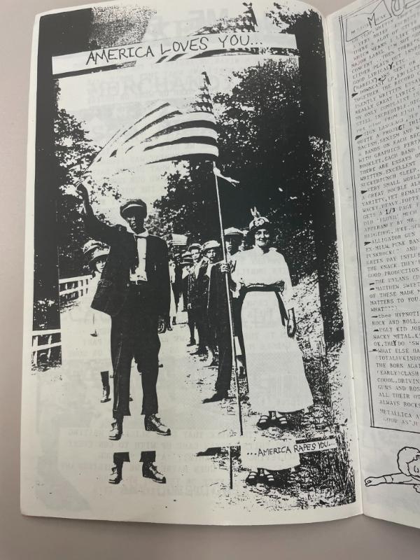 Photograph of archival item from Cometbus Punk and Underground Press Collection, Box 4 (Box 8107, Folder psychotherapy_1991_1992_4_2).