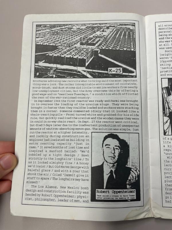 Photograph of archival item from Cometbus Punk and Underground Press Collection, Box 4 (Box 8107, Folder saprophile_aug1992_mar193_4_22).