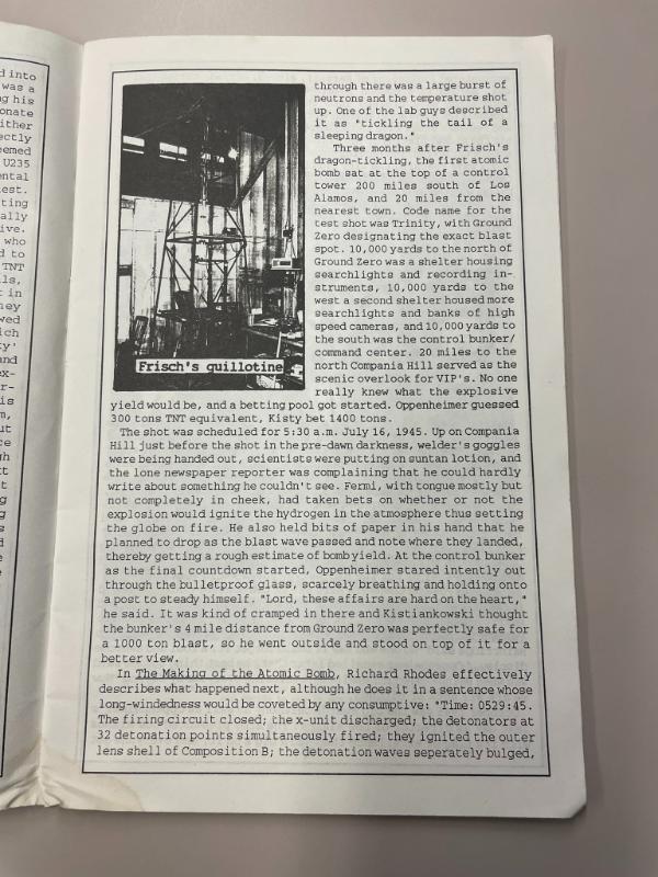 Photograph of archival item from Cometbus Punk and Underground Press Collection, Box 4 (Box 8107, Folder saprophile_aug1992_mar193_4_22).