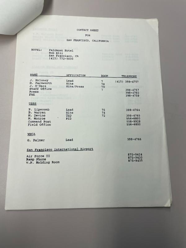 Photograph of archival item from Cometbus Punk and Underground Press Collection, Box 4 (Box 8107, Folder bush_sept_24_1986_4_86).