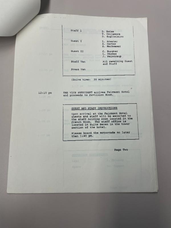 Photograph of archival item from Cometbus Punk and Underground Press Collection, Box 4 (Box 8107, Folder bush_sept_24_1986_4_86).