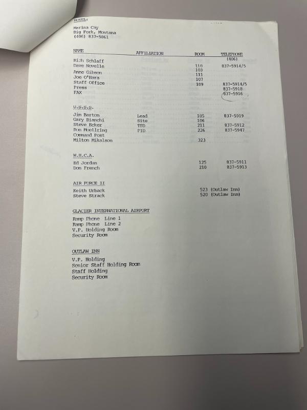 Photograph of archival item from Cometbus Punk and Underground Press Collection, Box 4 (Box 8107, Folder bush_sept_24_1986_4_86).