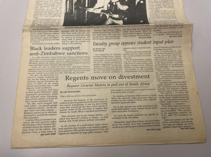 Photograph of archival item from Cometbus Punk and Underground Press Collection, Box 4 (Box 8107, Folder dan_white_may1979_jan1984_4_87).