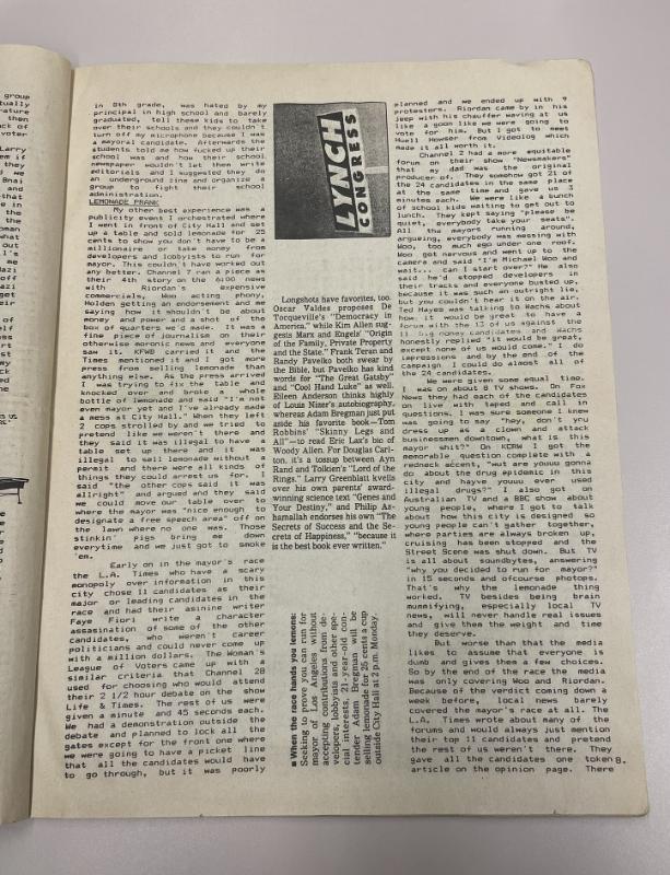 Photograph of archival item from Cometbus Punk and Underground Press Collection, Box 4 (Box 8107, Folder shithappy_c1991_1994_4_27).