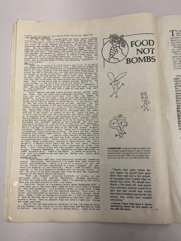 Photograph of archival item from Cometbus Punk and Underground Press Collection, Box 4 (Box 8107, Folder shithappy_c1991_1994_4_27).