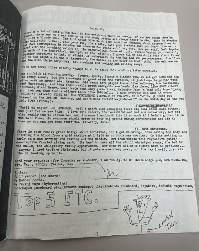 Photograph of archival item from Cometbus Punk and Underground Press Collection, Box 4 (Box 8107, Folder pulp_circa_1990_1991_4_4).