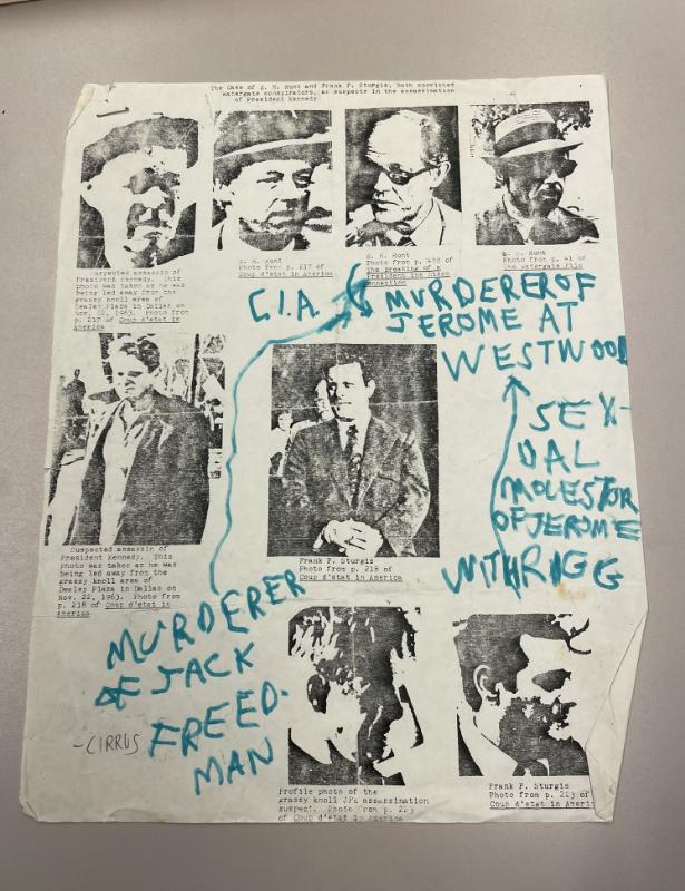 Photograph of archival item from Cometbus Punk and Underground Press Collection, Box 4 (Box 8107, Folder crackpot_flyers_c1977_1992_4_84).
