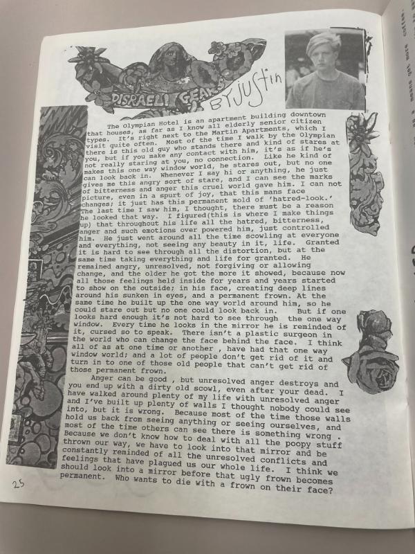 Photograph of archival item from Cometbus Punk and Underground Press Collection, Box 4 (Box 8107, Folder pulp_circa_1990_1991_4_4).