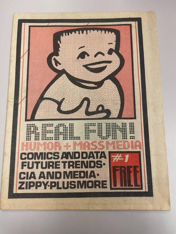 Photograph of archival item from Cometbus Punk and Underground Press Collection, Box 4 (Box 8107, Folder real_fun_1984_4_13).