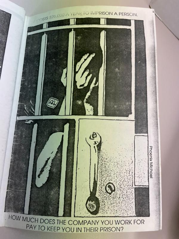 Photograph of archival item from Cometbus Punk and Underground Press Collection, Box 4 (Box 8107, Folder real_fun_1984_4_13).