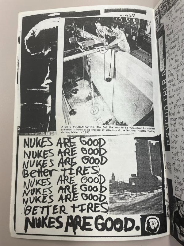 Photograph of archival item from Cometbus Punk and Underground Press Collection, Box 4 (Box 8107, Folder psychotherapy_1991_1992_4_2).