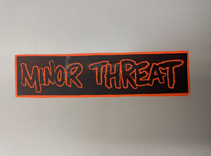 Item from the Los Angeles punk collection (#8074), located in box_1, folder band_stickers_1_4.