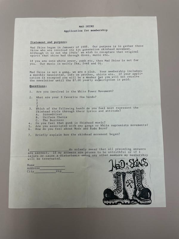 Item from the Los Angeles punk collection (#8074), located in box_1, folder political_social_flyers_1_6.
