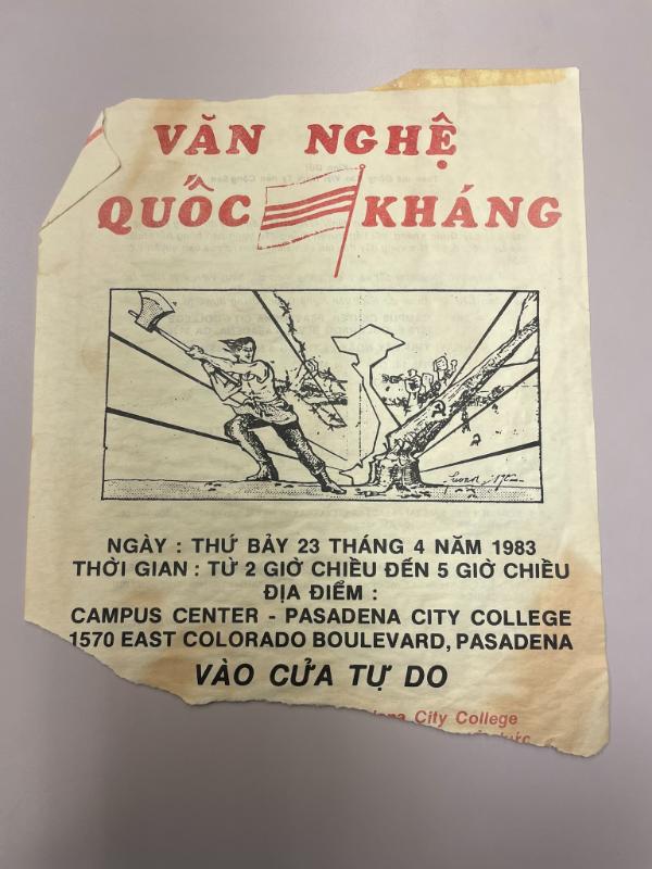 Item from the Los Angeles punk collection (#8074), located in box_1, folder political_social_flyers_1_6.