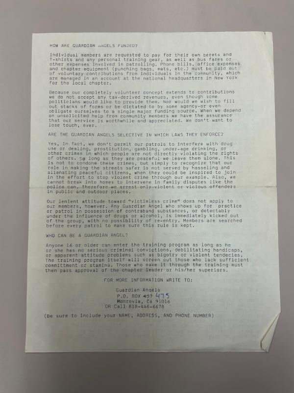 Item from the Los Angeles punk collection (#8074), located in box_1, folder political_social_flyers_1_6.