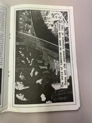 Photograph of archival item from Cometbus Punk and Underground Press Collection, Box 4 (Box 8107, Folder saprophile_aug1992_mar193_4_22).