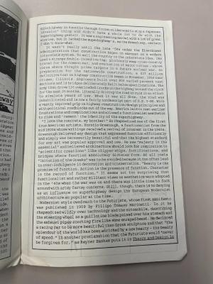 Photograph of archival item from Cometbus Punk and Underground Press Collection, Box 4 (Box 8107, Folder saprophile_aug1992_mar193_4_22).