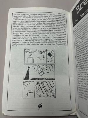 Photograph of archival item from Cometbus Punk and Underground Press Collection, Box 4 (Box 8107, Folder saprophile_aug1992_mar193_4_22).