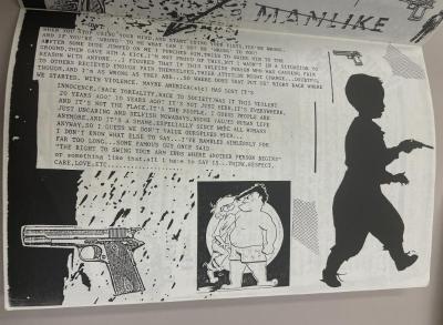 Photograph of archival item from Cometbus Punk and Underground Press Collection, Box 4 (Box 8107, Folder psychotherapy_1991_1992_4_2).