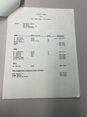 Photograph of archival item from Cometbus Punk and Underground Press Collection, Box 4 (Box 8107, Folder bush_sept_24_1986_4_86).