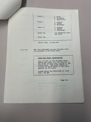 Photograph of archival item from Cometbus Punk and Underground Press Collection, Box 4 (Box 8107, Folder bush_sept_24_1986_4_86).