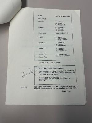 Photograph of archival item from Cometbus Punk and Underground Press Collection, Box 4 (Box 8107, Folder bush_sept_24_1986_4_86).