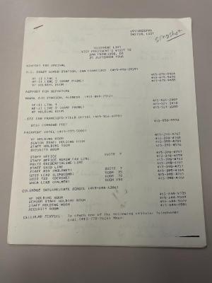 Photograph of archival item from Cometbus Punk and Underground Press Collection, Box 4 (Box 8107, Folder bush_sept_24_1986_4_86).