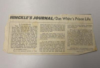 Photograph of archival item from Cometbus Punk and Underground Press Collection, Box 4 (Box 8107, Folder dan_white_may1979_jan1984_4_87).