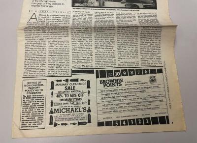 Photograph of archival item from Cometbus Punk and Underground Press Collection, Box 4 (Box 8107, Folder dan_white_may1979_jan1984_4_87).