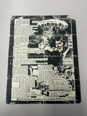 Photograph of archival item from Cometbus Punk and Underground Press Collection, Box 4 (Box 8107, Folder dubois_and_the_white_world_since_the_civil_rights_movement_march1999_4_88).
