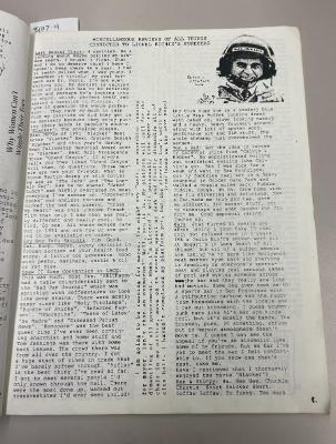 Photograph of archival item from Cometbus Punk and Underground Press Collection, Box 4 (Box 8107, Folder shithappy_c1991_1994_4_27).