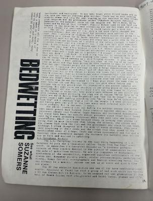 Photograph of archival item from Cometbus Punk and Underground Press Collection, Box 4 (Box 8107, Folder shithappy_c1991_1994_4_27).