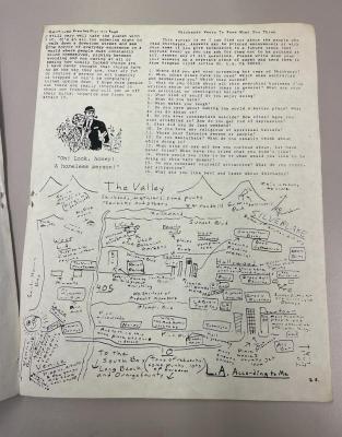 Photograph of archival item from Cometbus Punk and Underground Press Collection, Box 4 (Box 8107, Folder shithappy_c1991_1994_4_27).