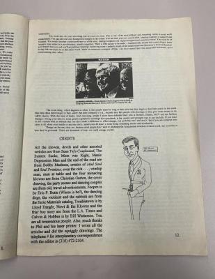 Photograph of archival item from Cometbus Punk and Underground Press Collection, Box 4 (Box 8107, Folder shithappy_c1991_1994_4_27).