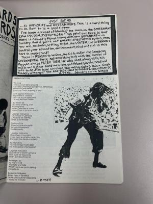 Photograph of archival item from Cometbus Punk and Underground Press Collection, Box 4 (Box 8107, Folder sick_teen_1981_1995_).