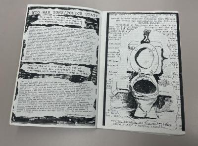 Photograph of archival item from Cometbus Punk and Underground Press Collection, Box 4 (Box 8107, Folder sound_views_aug1992_4_41).