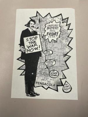 Photograph of archival item from Cometbus Punk and Underground Press Collection, Box 4 (Box 8107, Folder assorted_ac_flyers_undated_4_83).