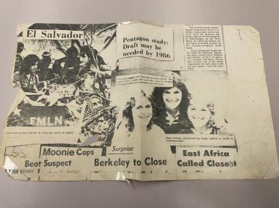 Photograph of archival item from Cometbus Punk and Underground Press Collection, Box 4 (Box 8107, Folder crackpot_flyers_c1977_1992_4_84).