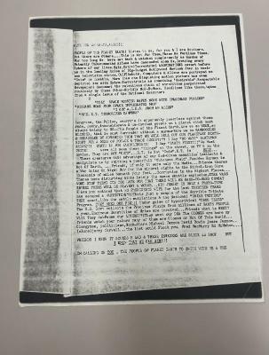 Photograph of archival item from Cometbus Punk and Underground Press Collection, Box 4 (Box 8107, Folder crackpot_flyers_c1977_1992_4_84).