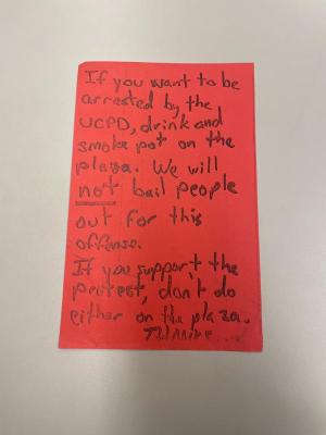 Photograph of archival item from Cometbus Punk and Underground Press Collection, Box 4 (Box 8107, Folder not_punk_but_good_c1981_1986_4_85).