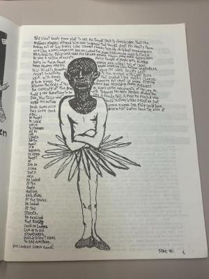 Photograph of archival item from Cometbus Punk and Underground Press Collection, Box 4 (Box 8107, Folder pulp_circa_1990_1991_4_4).