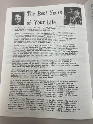 Photograph of archival item from Cometbus Punk and Underground Press Collection, Box 4 (Box 8107, Folder pulp_circa_1990_1991_4_4).