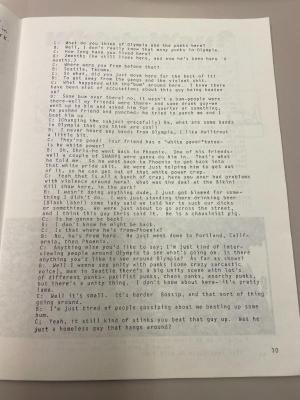 Photograph of archival item from Cometbus Punk and Underground Press Collection, Box 4 (Box 8107, Folder pulp_circa_1990_1991_4_4).