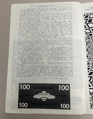 Photograph of archival item from Cometbus Punk and Underground Press Collection, Box 4 (Box 8107, Folder ramen_city_usa_circa1994_1998_4_11).