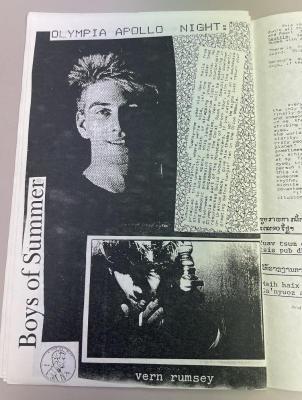 Photograph of archival item from Cometbus Punk and Underground Press Collection, Box 4 (Box 8107, Folder ramen_city_usa_circa1994_1998_4_11).
