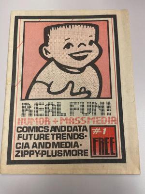 Photograph of archival item from Cometbus Punk and Underground Press Collection, Box 4 (Box 8107, Folder real_fun_1984_4_13).