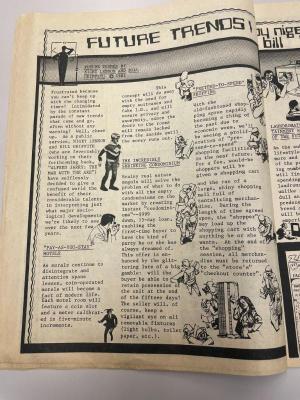 Photograph of archival item from Cometbus Punk and Underground Press Collection, Box 4 (Box 8107, Folder real_fun_1984_4_13).